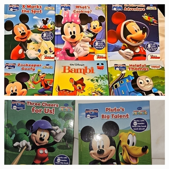 Disney 2013 Story Reader Mickey Mouse Club House Bundle of 8 Children's Books. - Picture 1 of 17